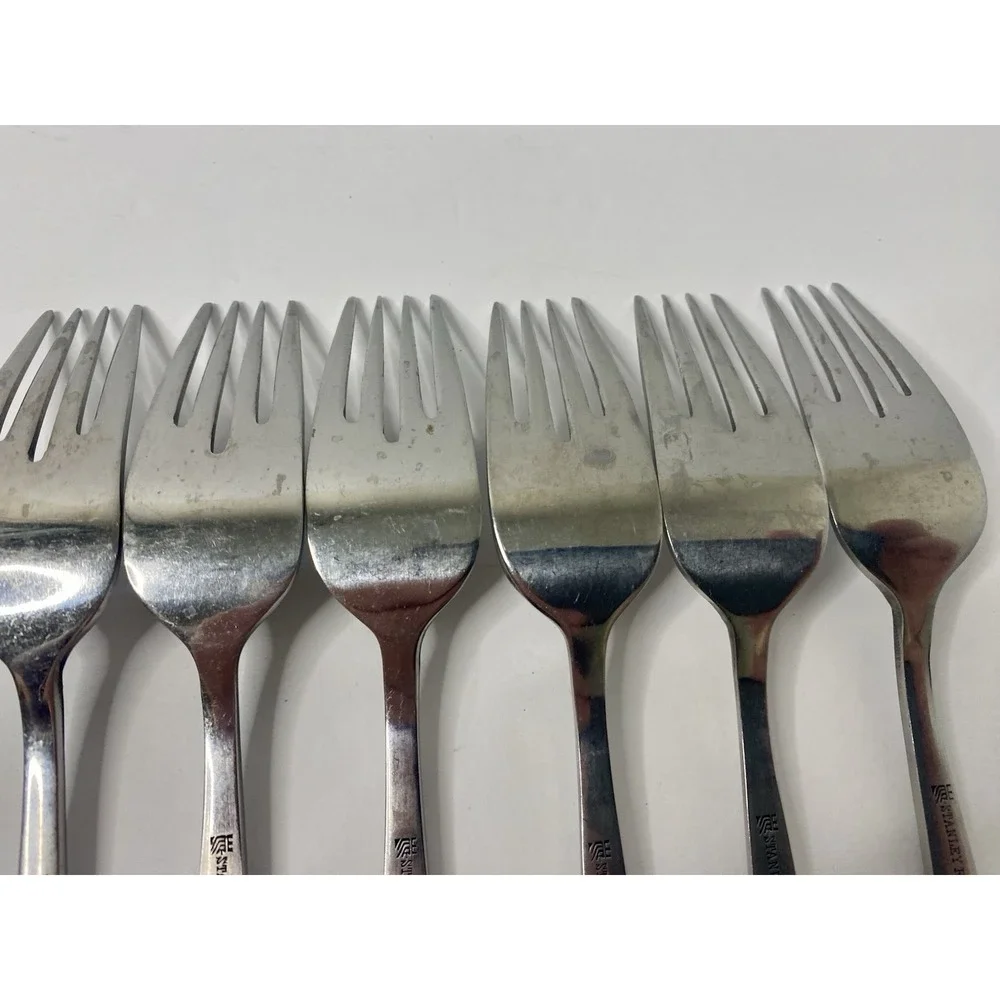 Stanley Roberts Rogers Stainless Danesmore 6 Salad Forks Replacements